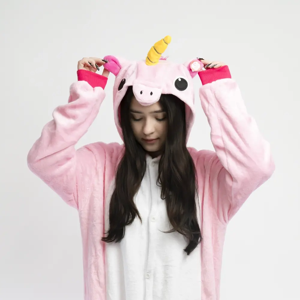 Kigurumi Unicorn roz 140 cm
