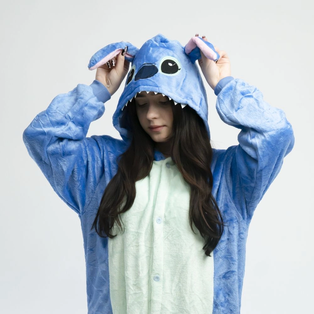 Kigurumi ST albastru S (150–158 cm)