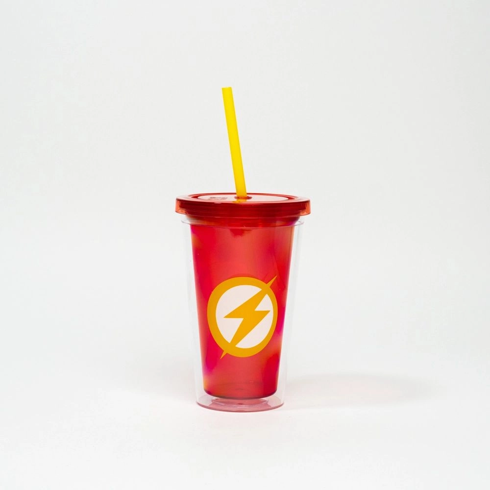 Pahar cu pai SuperHero 450 ml