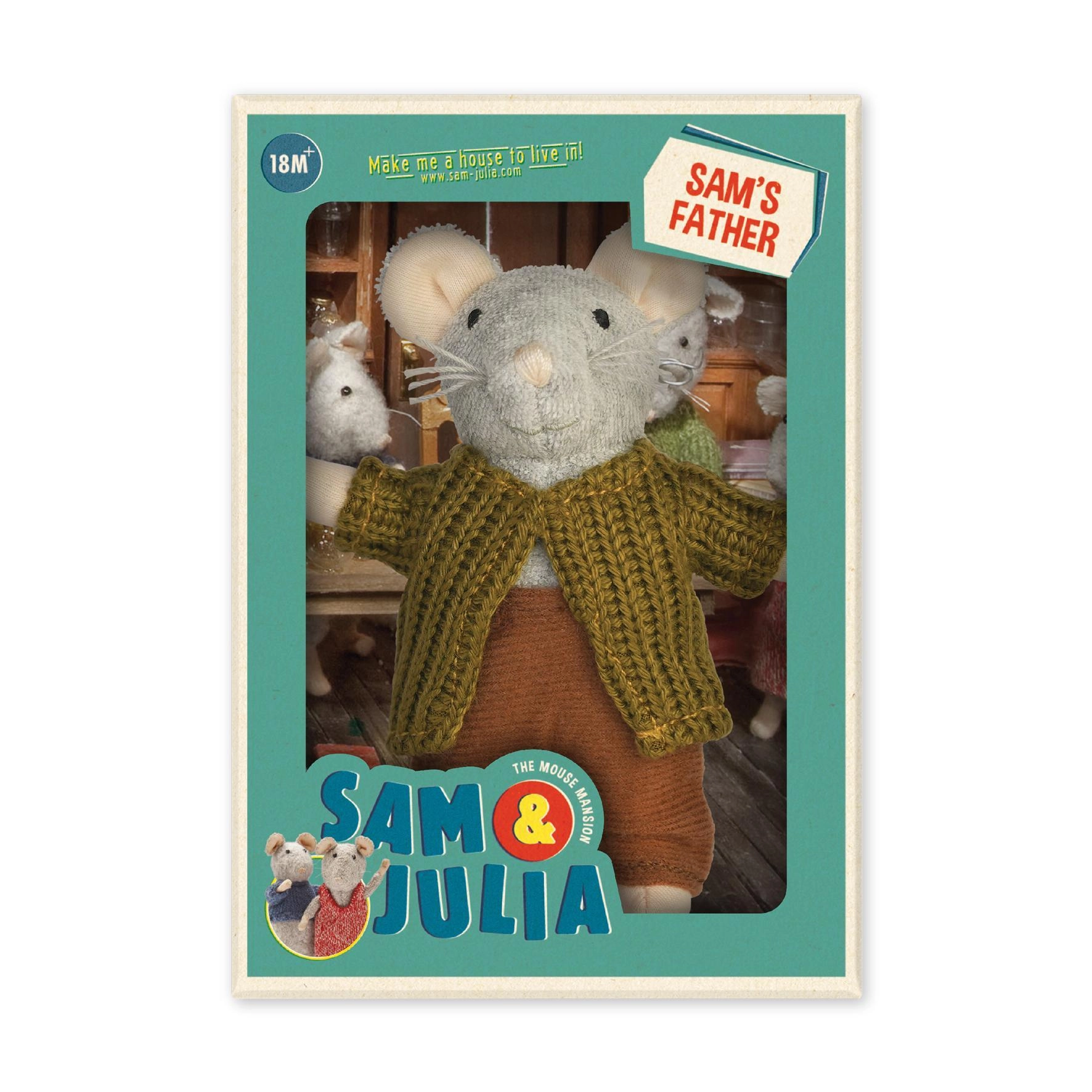 Jucărie mini-șoricel Tatăl lui Sam