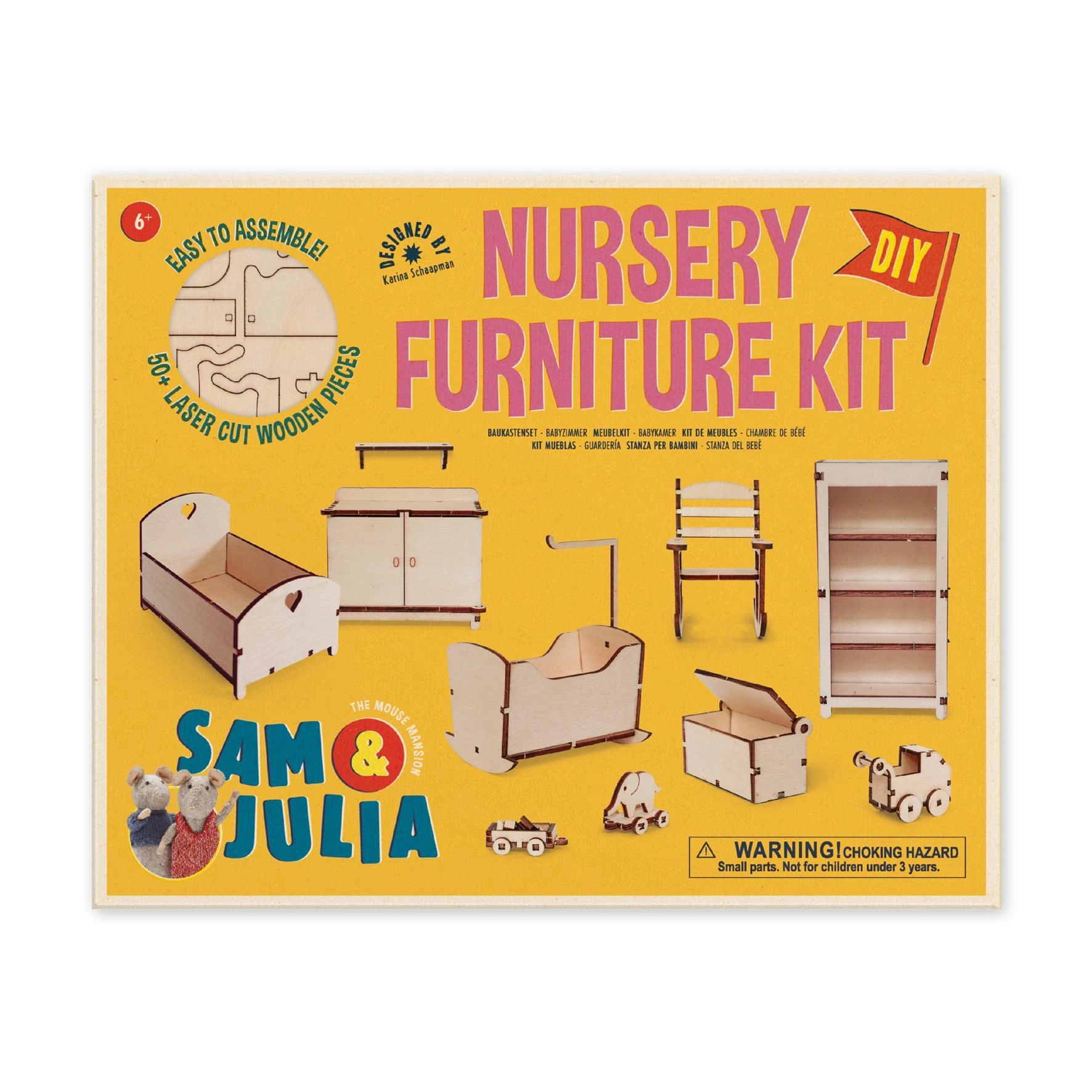 Set de Mobilier DIY — Cameră pentru Bebeluși (Nursery)