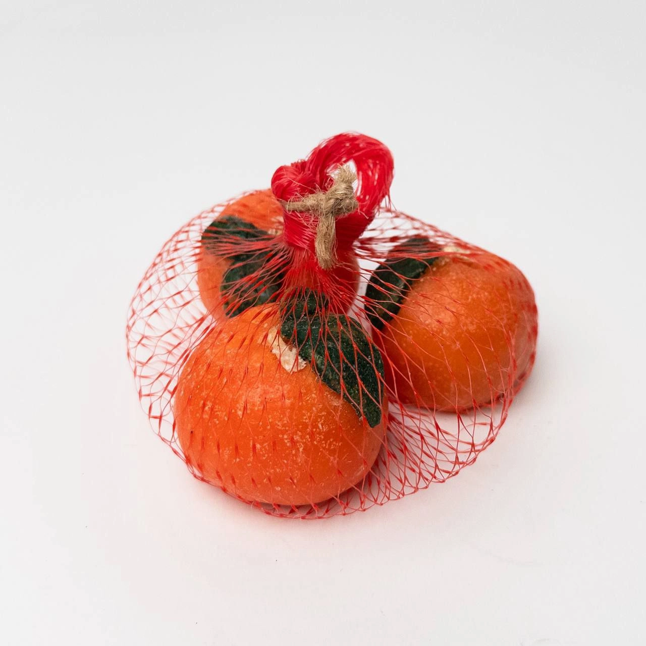Set de Lumânări Decorative Mandarine în Plasă (3 bucăți)