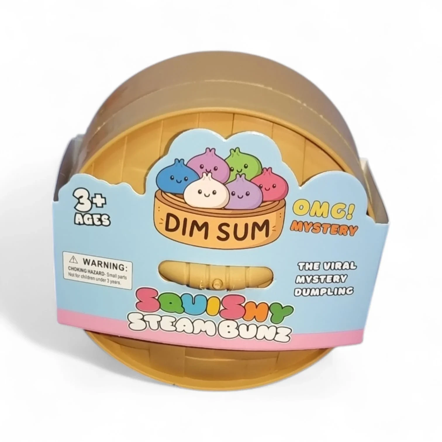 Squishy Antistres Colțunaș Mystery Color cu Sclipici în Cutie (6 cm)
