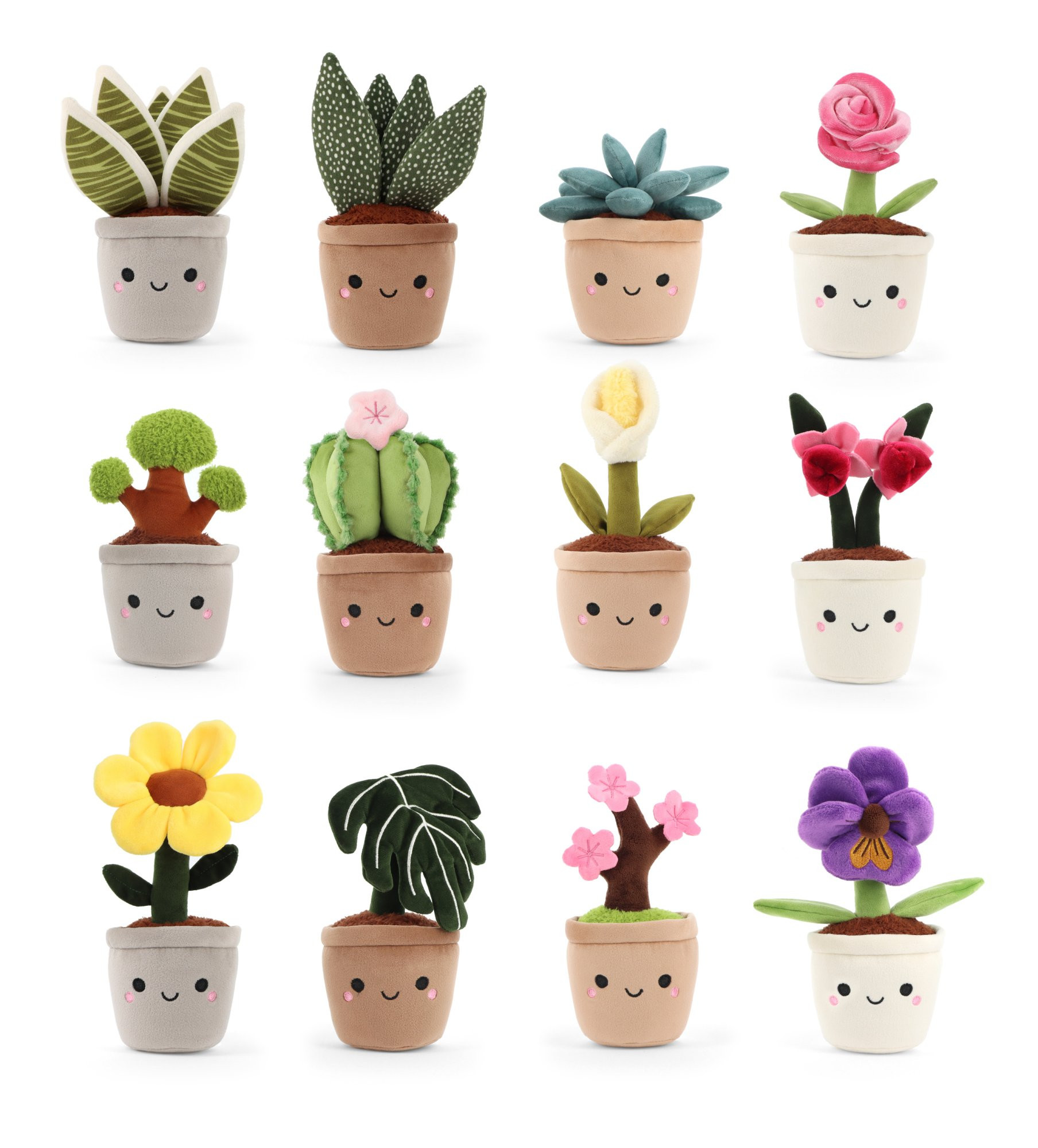Jucărie de pluș Keel Toys Keeleco Botanical Garden (14 cm, 12 modele asortate)