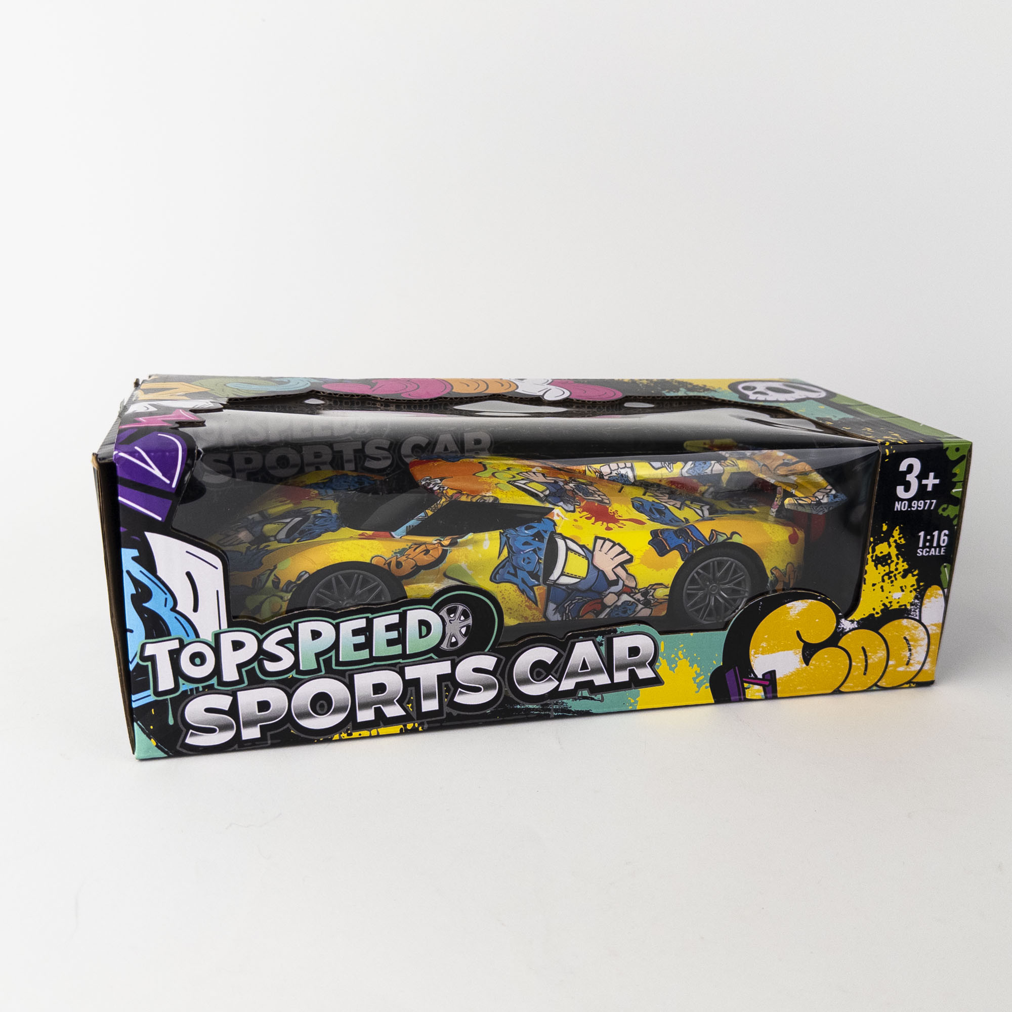 Mașinuță cu telecomandă GRAFFITI cu acumulator 26×11 cm
