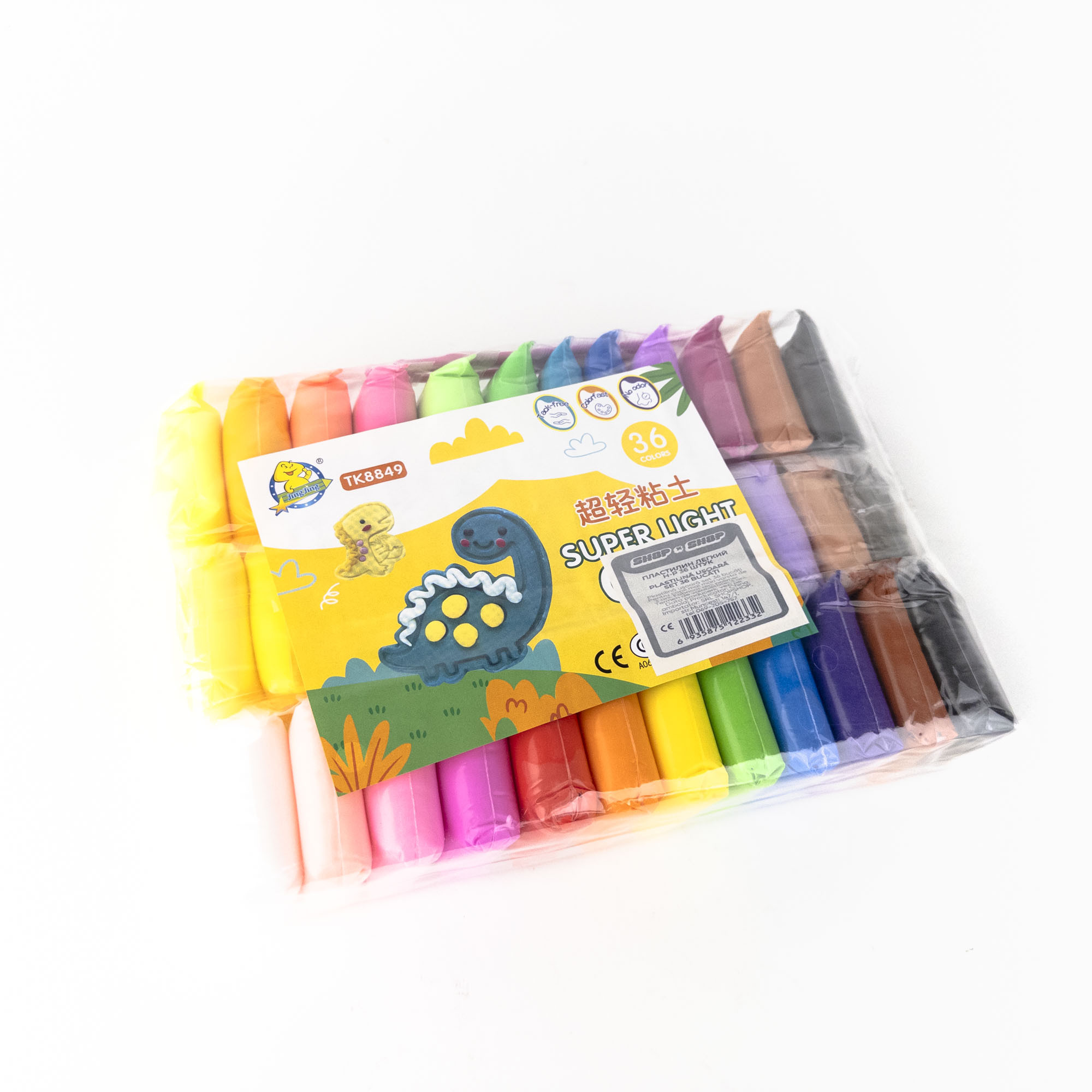 Plastilina usoara set 36 culori
