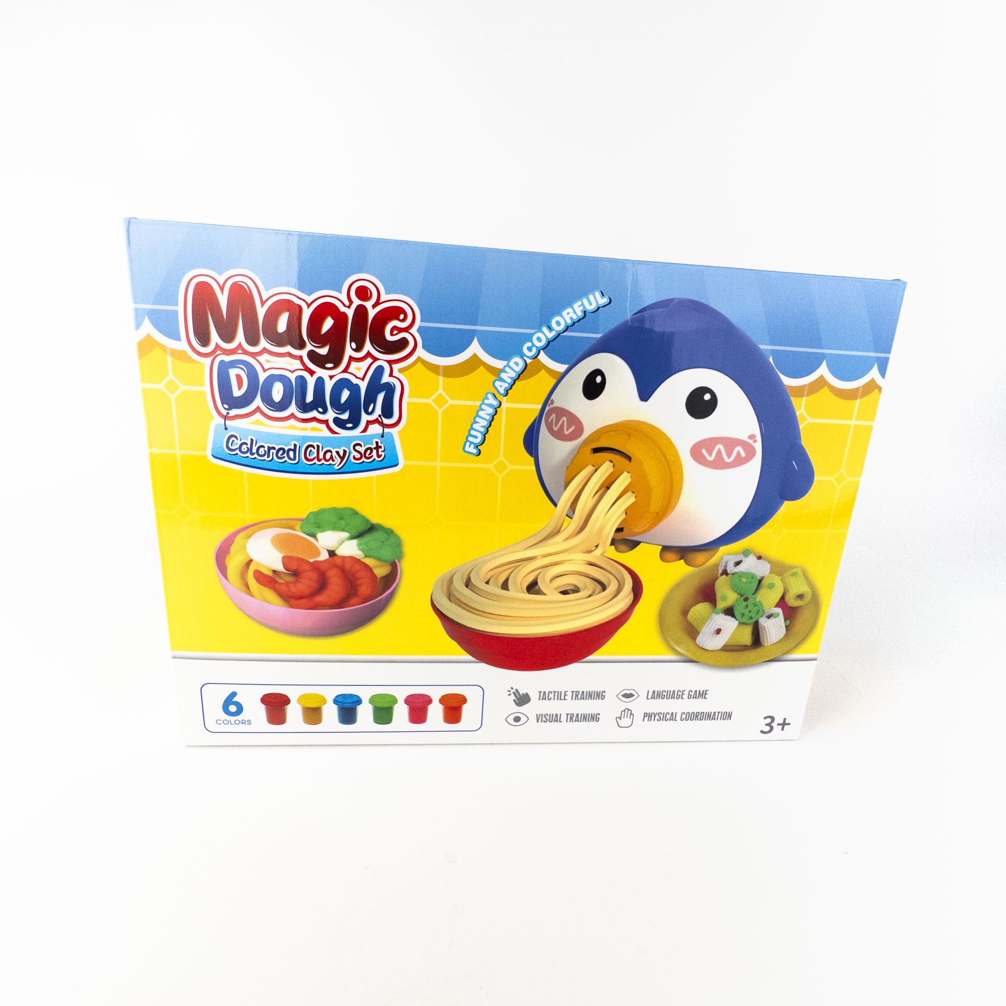 Set plastilina „Pinguin cu taitei” 6 culori