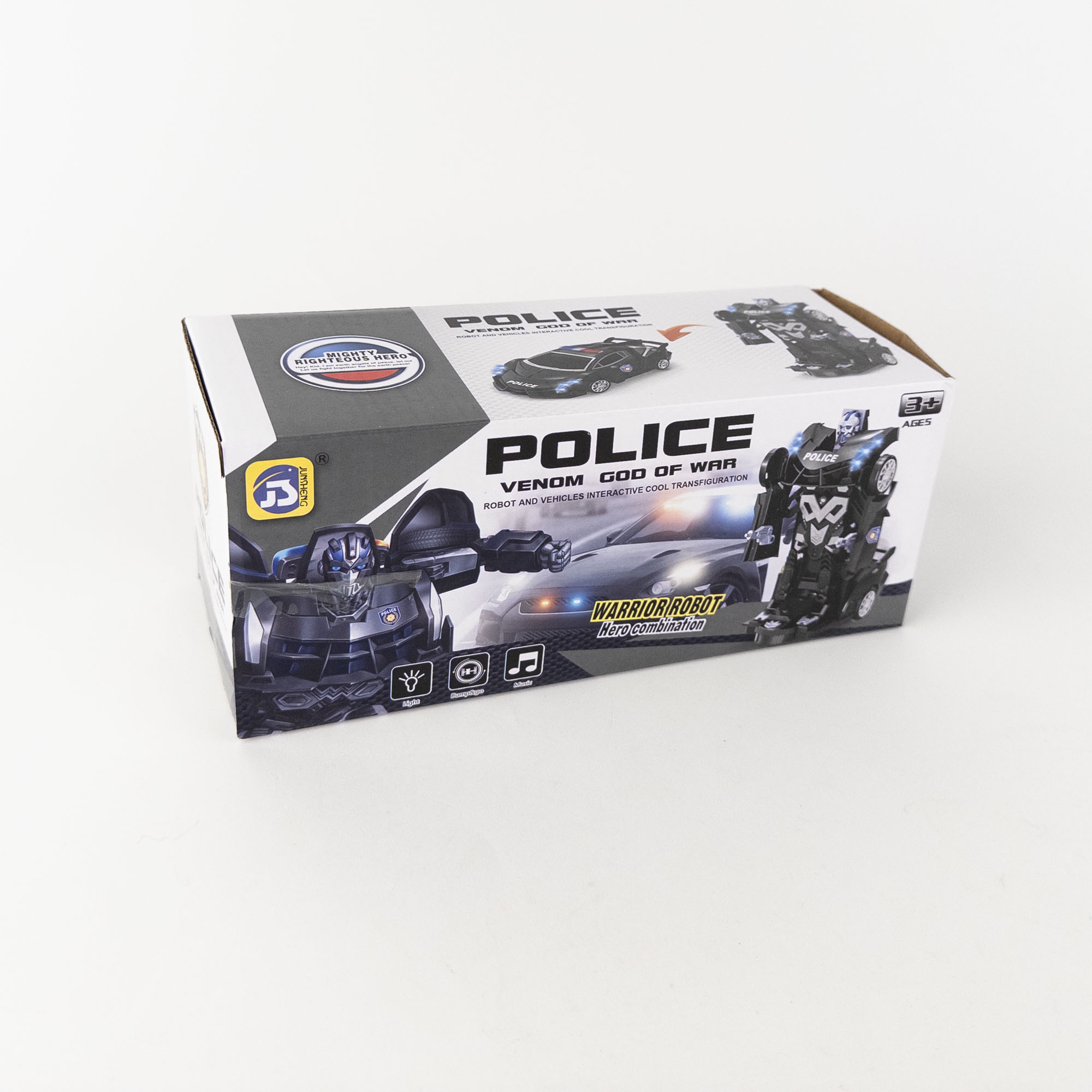 Robot Transformabil Masina Police Car (Lumina si Sunet)