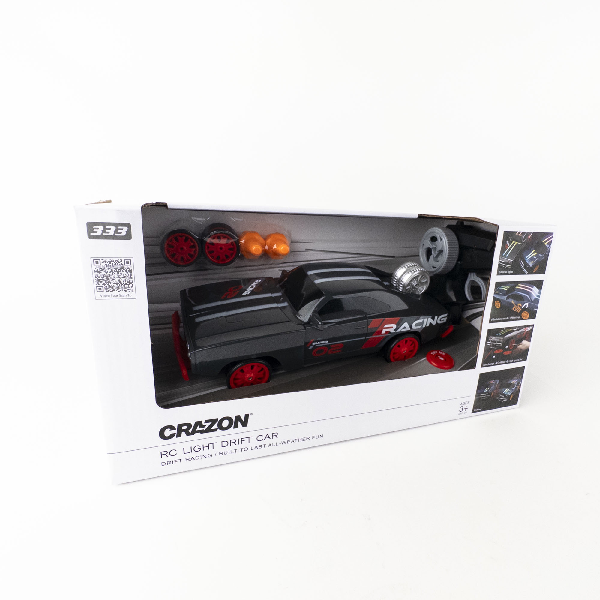 CRAZON RC Drift Car 2.4G with Lights Blue/Black (333-PY24161B)