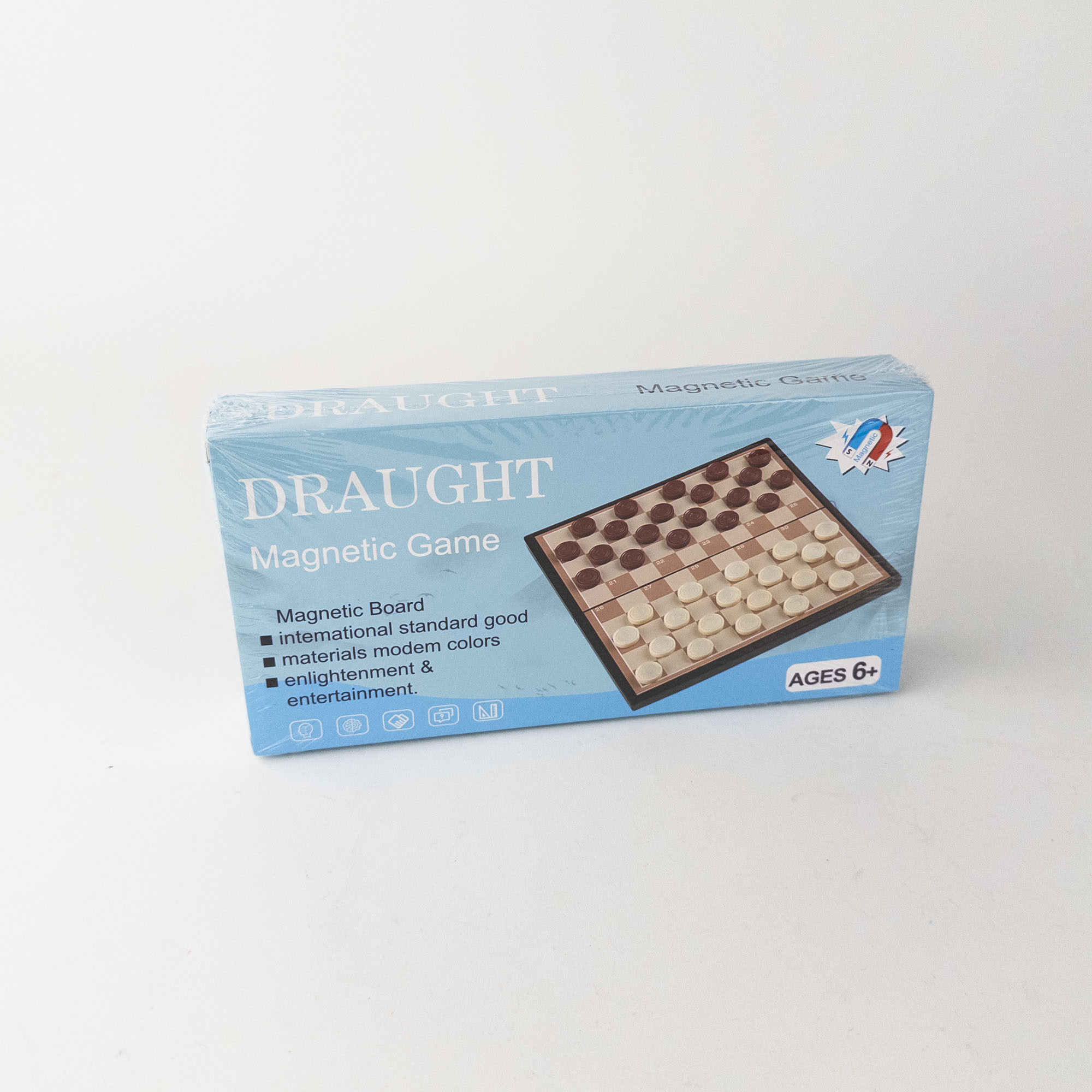 Joc de dame magnetic mini 20×20×1,25 cm