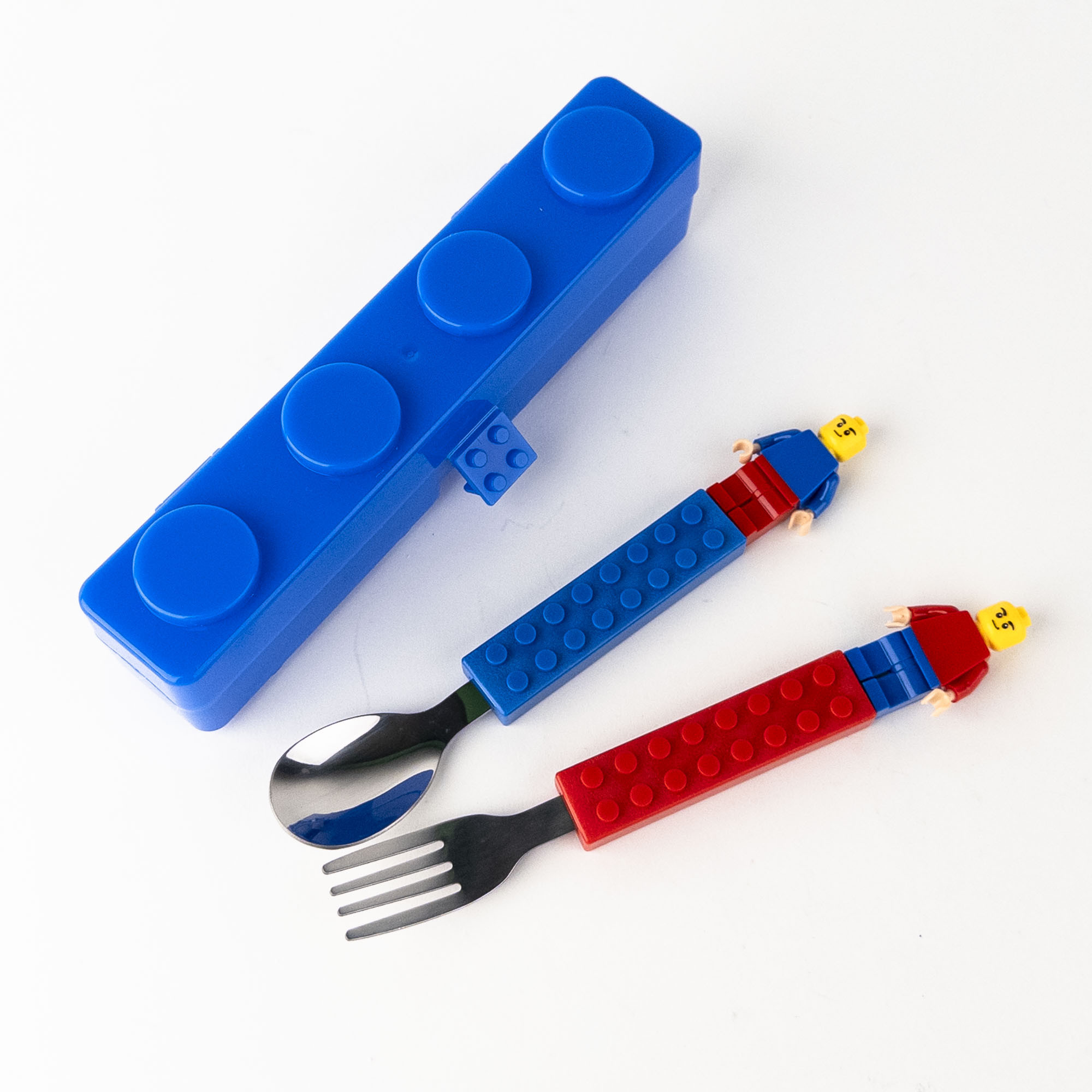 Set lingură și furculiță în cutie din plastic