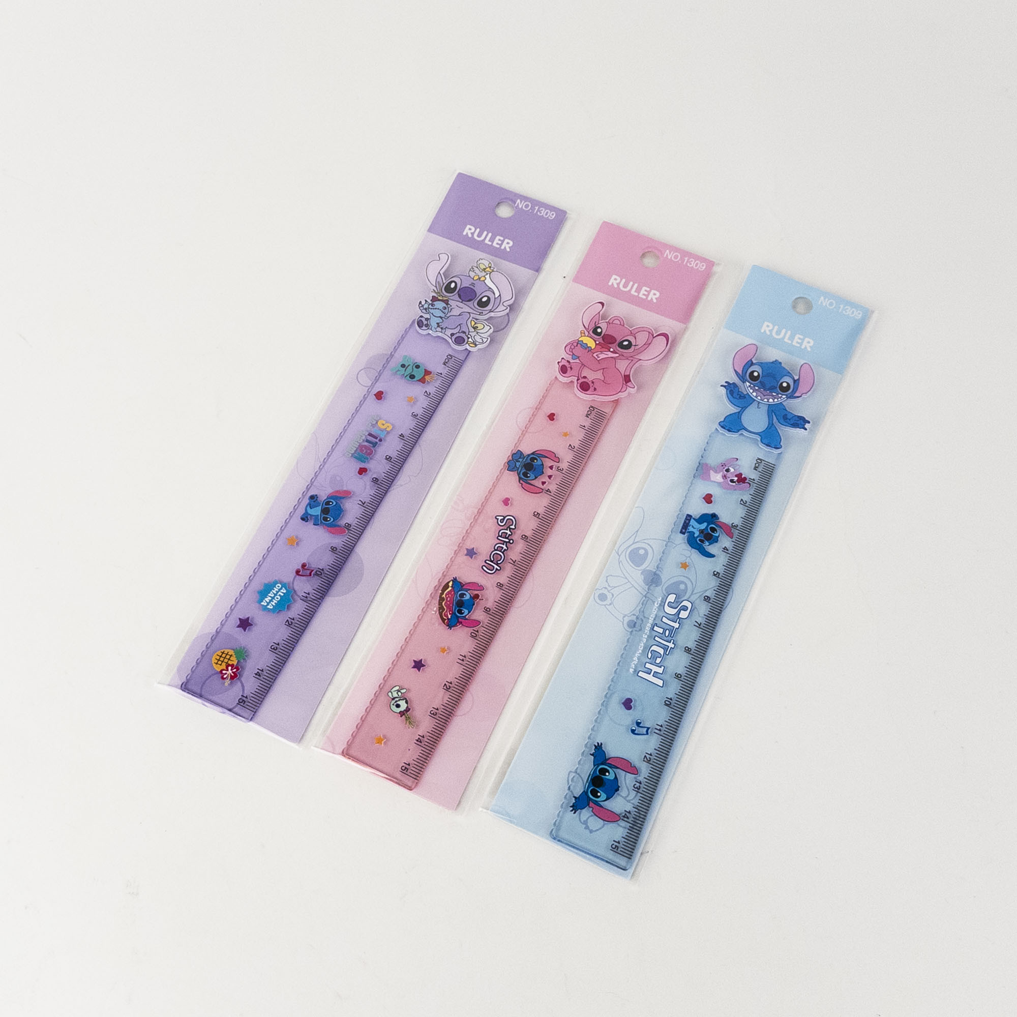 Riglă din plastic Stitch 15 cm