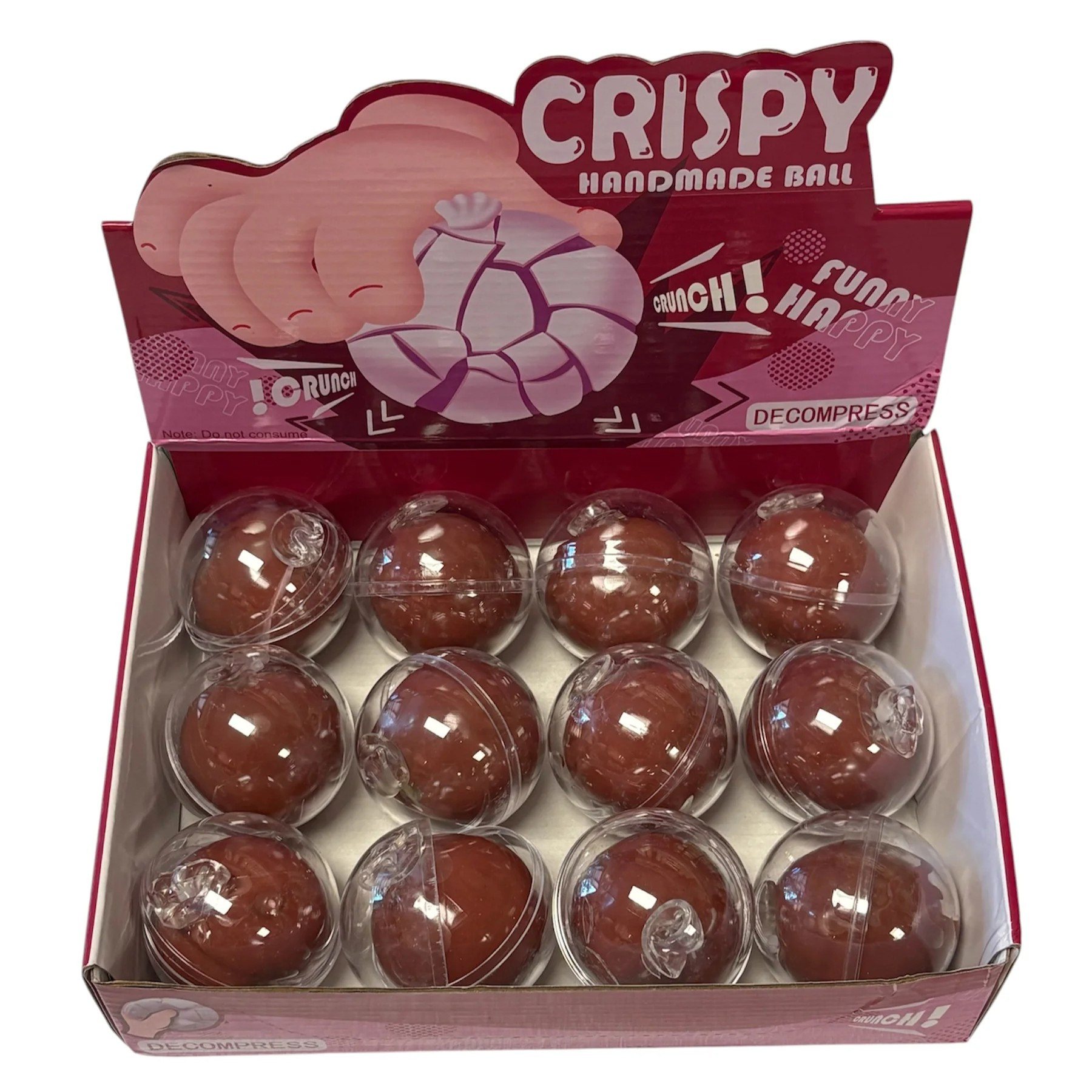Minge antistres Crispy cafeniu